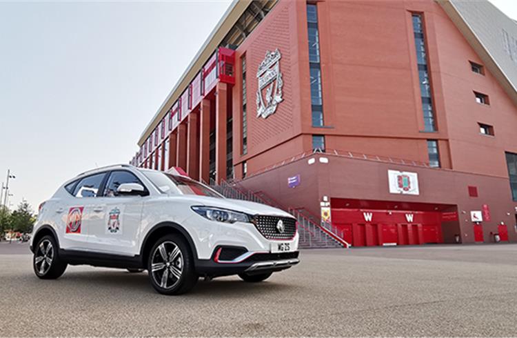 MG teams up with Liverpool Football Club on a global level
