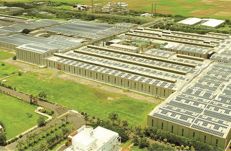  JK Tyre's plant in Chennai is fitted with solar panels. 