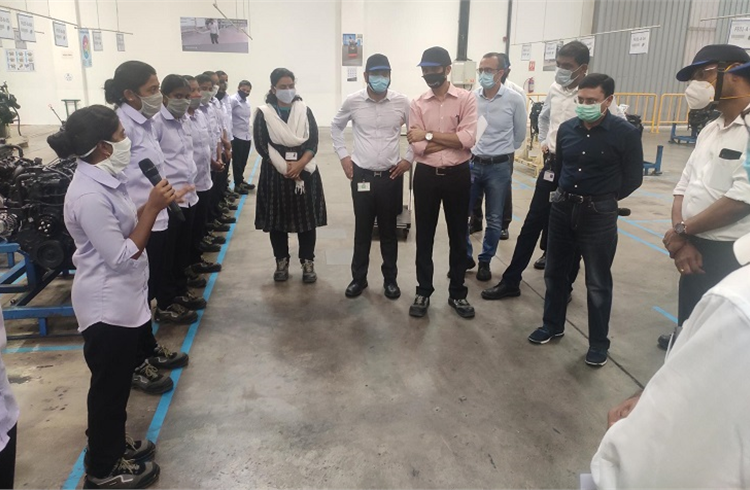 Daimler India Commercial Vehicles successful on-boarded 46 women for shop floor operations at its manufacturing plant in Tamil Nadu as the first part of its ‘DiveIN’ (Diversity & Inclusive) initiative