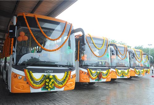 PMI Electro delivers 23 electric buses for Rajkot BRTS, sets up e-bus depot