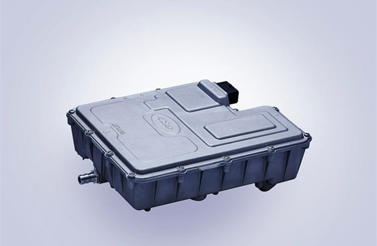The next-gen inverter, one of three modular elements of GKN Automotive’s eDrive platform, offers a 20 per cent power output increase over the previous version.