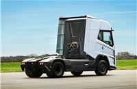 HVS claims the HGV delivers a class-leading 600-kilometre range and can be refuelled in 20 minutes