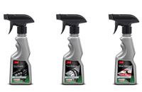 An expansive range of 3M-Castrol-branded bike and car care products including shampoo, glass cleaner, cream wax, dashboard and tyre dressers will soon be available across India.