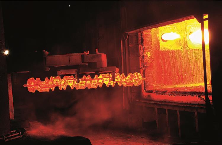 Pune-based Bharat Forge has a crankshaft machining capacity of over a million units per annum.