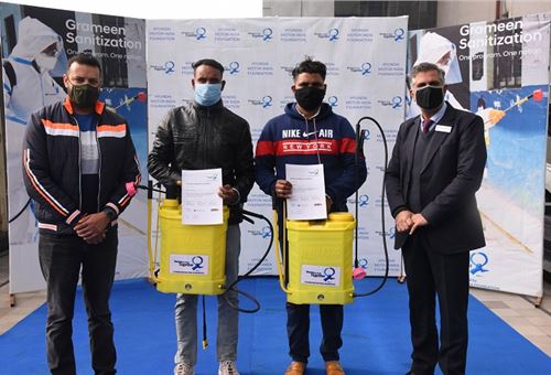 Hyundai India’s CSR arm donates 51 sanitising equipment