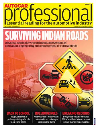 The highlight of the issue is the burning issue of road safety in India. 