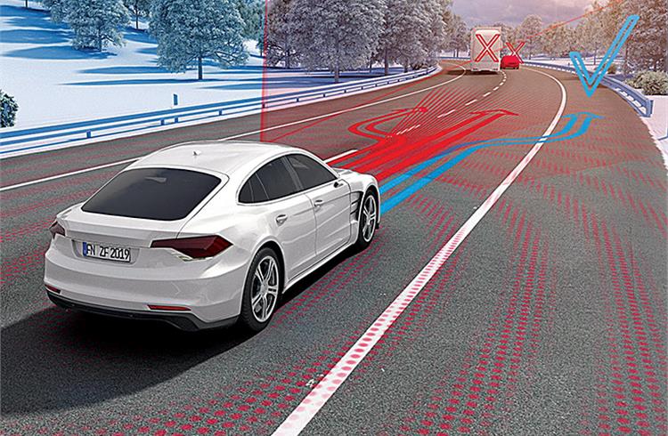 Advanced driver assistance tech like ZF's automated front collision avoidance system can be life-saving. 