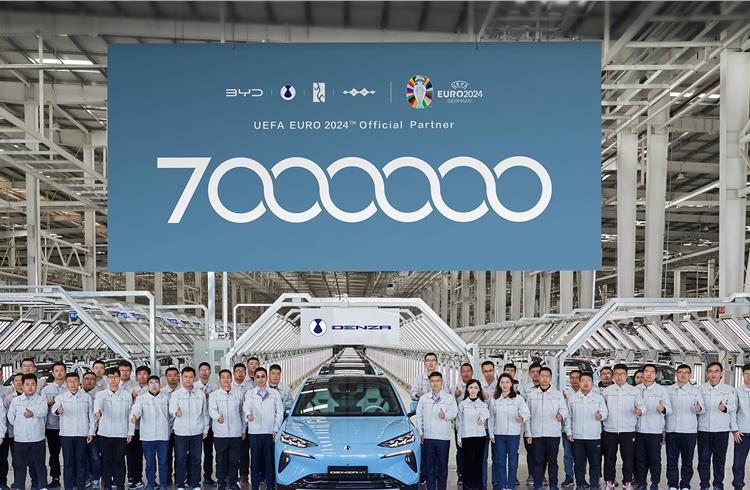 BYD’s seven millionth new energy vehicle rolls out, last million units in just 4 months