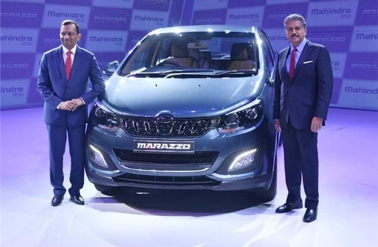Mahindra launches new Marazzo MPV at Rs 999,000