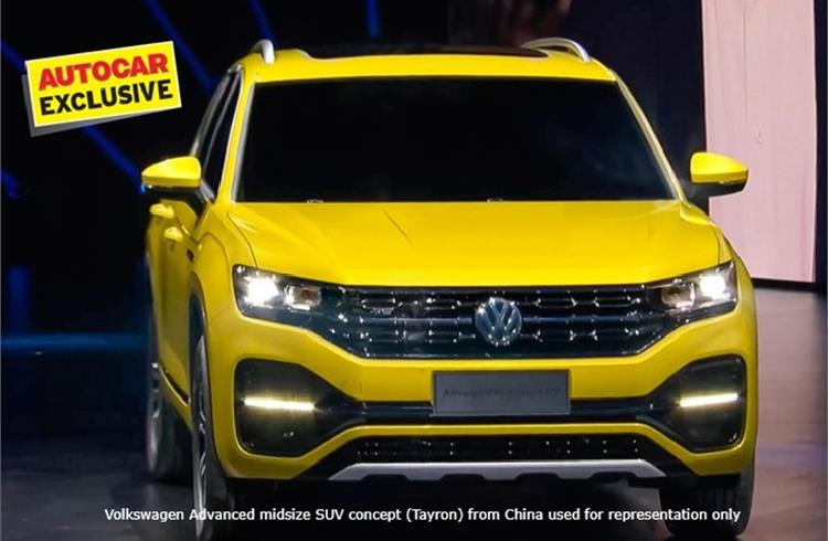 Volkswagen 3-row SUV Tayron under developement, India launch expected in 2025