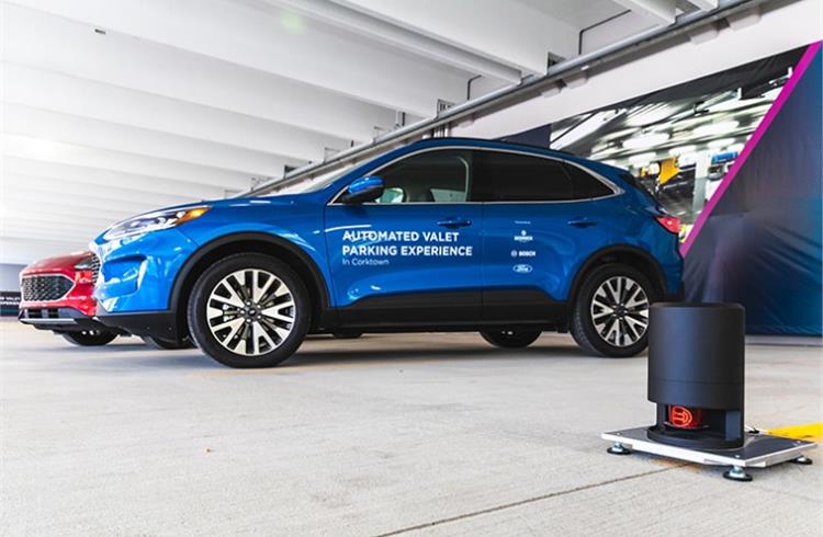 Ford, Bedrock and Bosch test highly automated vehicle tech to make parking easier