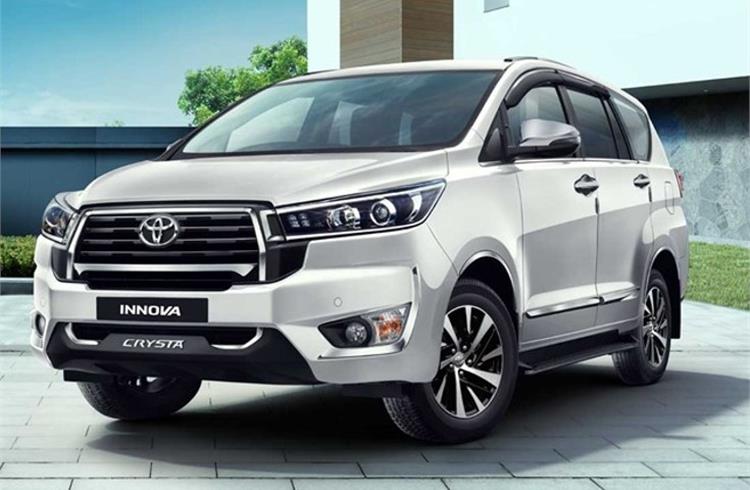 Toyota restarts despatches of Innova Crysta, Fortuner, Hilux in India