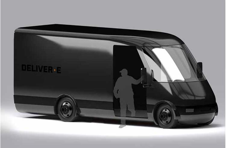 The Deliver-E is intended primarily for use as a delivery van and will be offered with a range of battery sizes and wheelbase options.