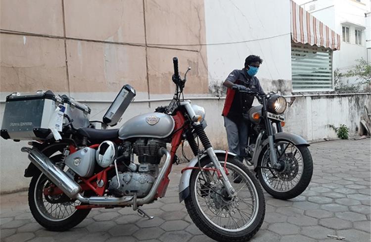Royal Enfield brings service to the doorstep, reopens retail network across India
