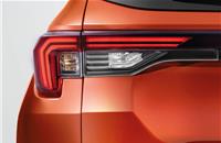 Elevate features LED tail-lamps which are connected by a reflector strip.