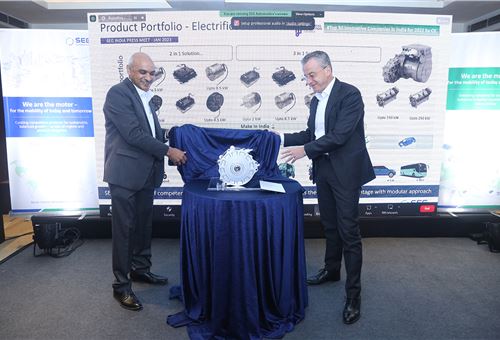 SEG Automotive to display high-voltage e-powertrains for PVs and CVs at Auto Expo 2023