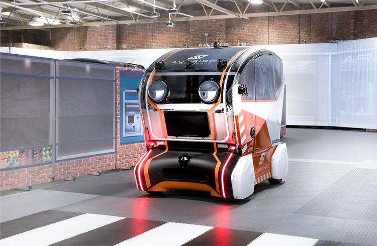Jaguar Land Rover gives driverless pods 'eyes' to signal road users
