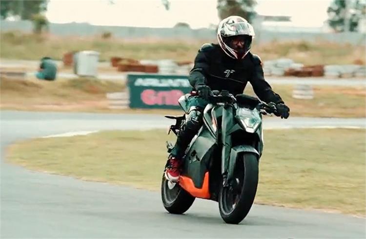 Ultraviolette to launch F77 electric motorcycle with 300km riding range on single charge