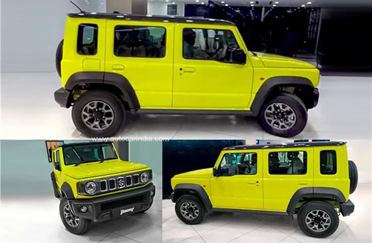 Maruti Suzuki begins displaying Jimny 5-door at Nexa showrooms