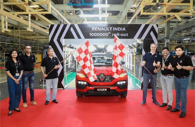 Renault India clocks ten lakh production milestone 