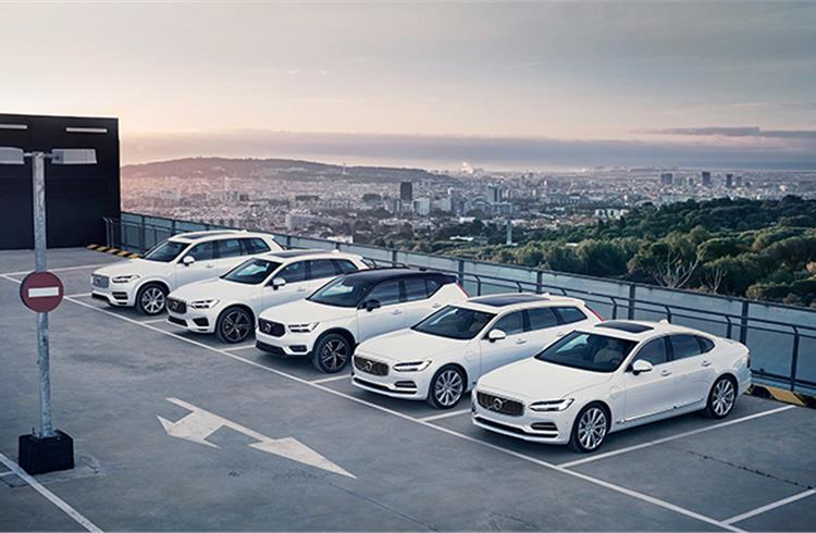 Volvo Cars Plug-In Hybrid line-up: XC90, XC60, XC40, V90 and S90