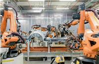 During resistance spot welding in production at the Neckarsulm plant, Audi uses AI to analyse around 1.5 million spot welds from 300 vehicles per shift.