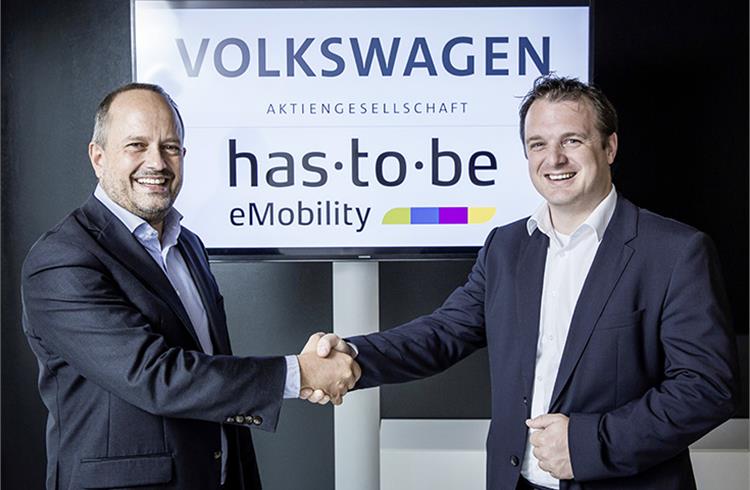 Thorsten Nicklass, CEO Elli (left) and Martin Klässner, CEO has·to·be GmbH (right).