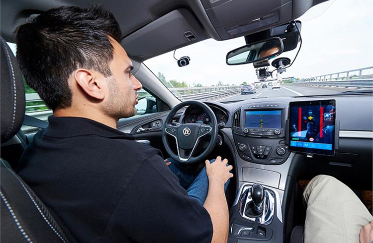 By the end of 2020, ZF’s coASSIST Level 2+ Automated Driving system – seen here as a prototype – will be available for a price at well under $1,000 (Rs 72,000).