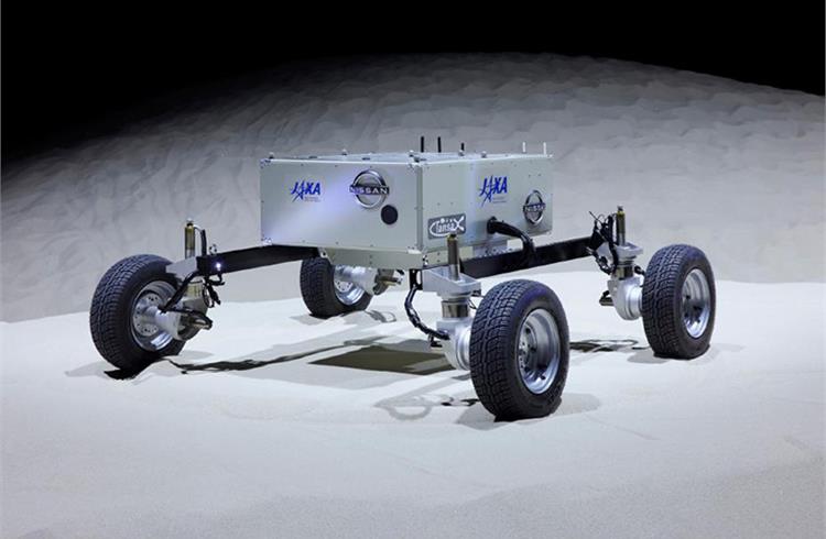 Nissan unveils AWD lunar rover prototype