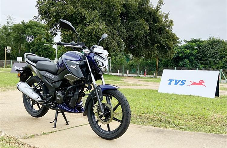 TVS claims the Raider does the 0-60kph sprint in 5.9 seconds, top speed of 99kph and fuel efficiency of 67 kilometres per litre.