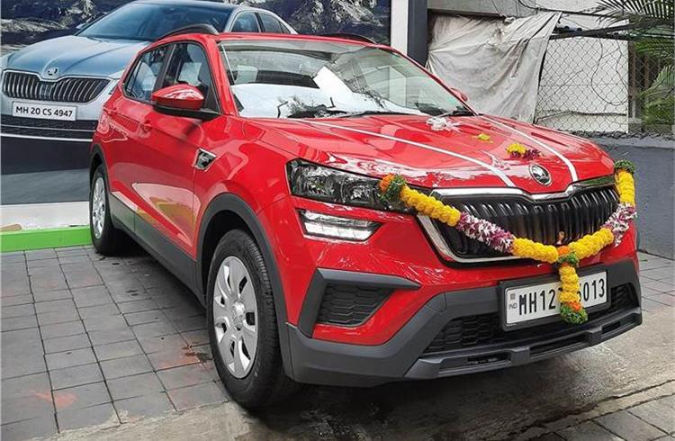 The surge in sales is fuelled by the Kushaq, which will be one of the important growth drivers of the brand going forward. (Photo: Santosh Dandge)