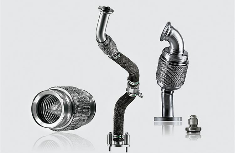 Flexible elements for combustion engines are used in EGR systems, before and after the turbocharger, change air, manifold area, return pipes and the collector line. 