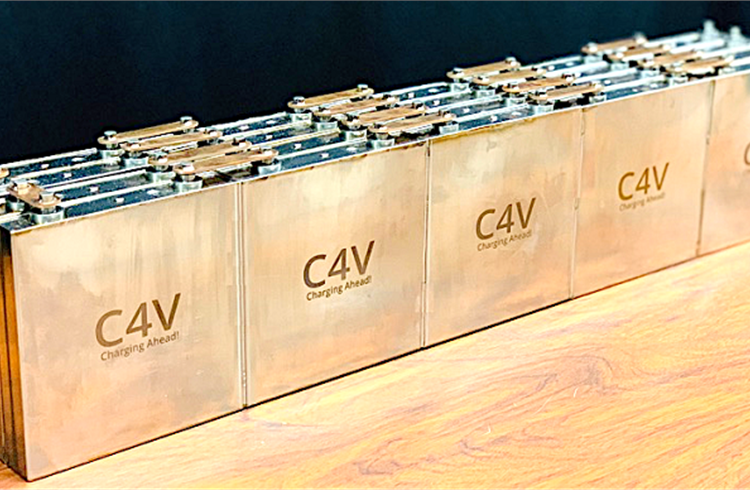 C4V plans to produce Solid State batteries with 400Wh/kg energy density in India to cater to EV and renewable market.