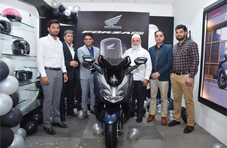 Honda delivers first four premium Forza 300 scooters in India