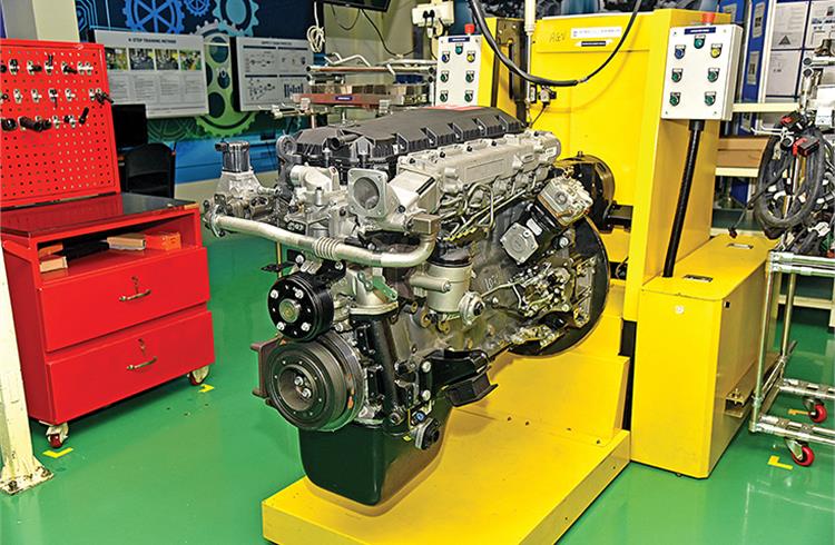VECV's powertrain plant in Pithampur, Madhya Pradesh, manufactured the first BS VI engine in November 2018.
