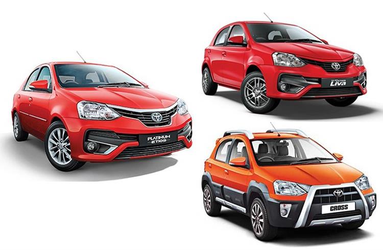 Since 2010, Toyota has cumulatively sold over 444,000 units of the Etios family. 
