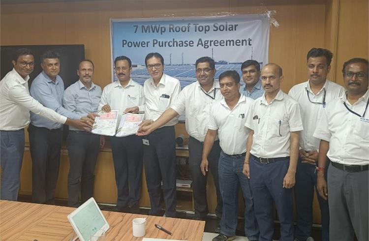 Tata Motors is committed to using renewable energy in is operations