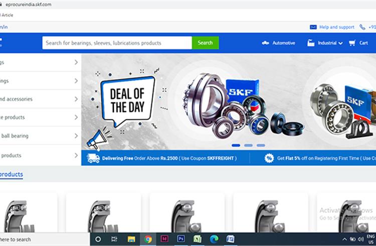 SKF India targets speedier growth, launches online store 