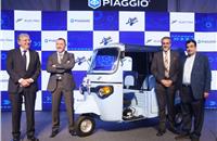 Piaggio Ape E-city launched with Sun Mobility’s swappable battery tech
