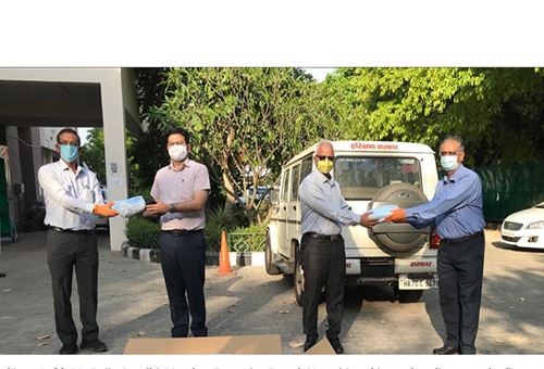 Krishna Maruti donates 2 lakh triple-ply face masks to Haryana Government