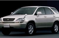 The first Toyota Harrier launched in 1997. 