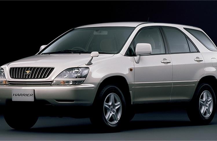 The first Toyota Harrier launched in 1997. 