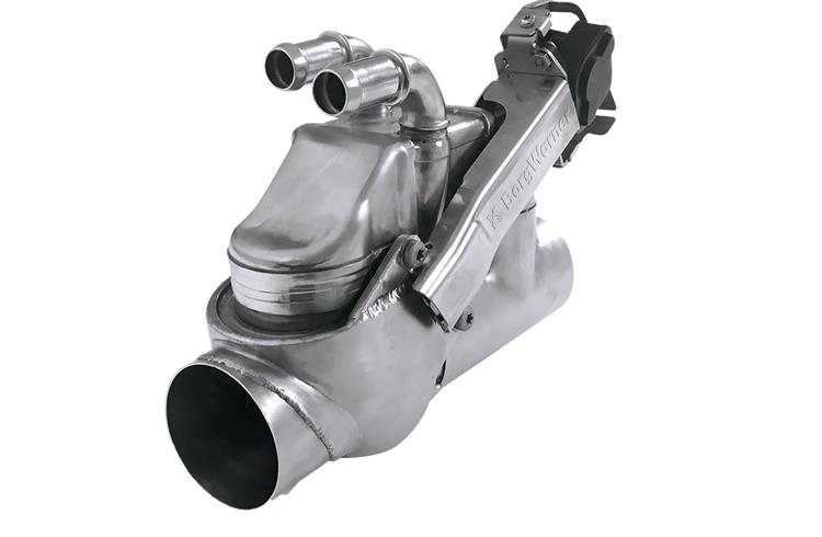 BorgWarner's Exhaust Heat Recovery System EHRS claimed to improve fuel economy by up to 8.5 percent and reduce emissions significantly.
