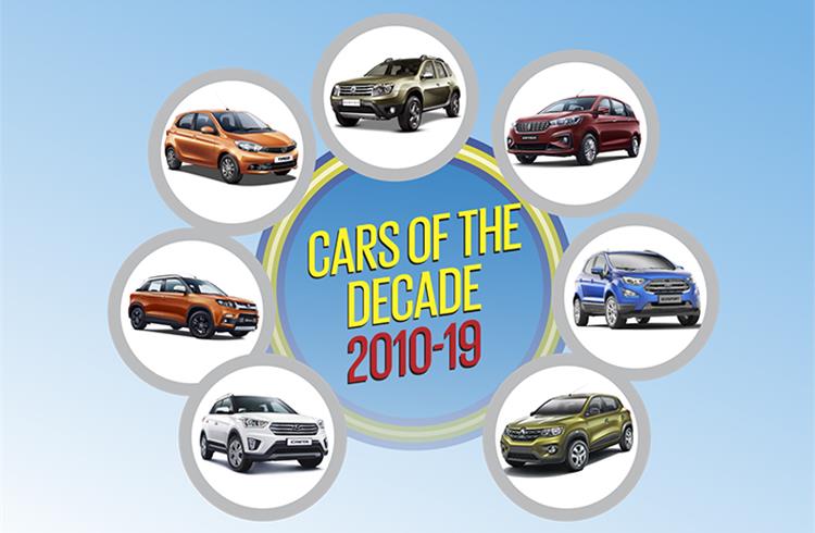 The top seven cars of the past decade (2010-2019) have cumulatively sold over 2.5 million units in the Indian market.