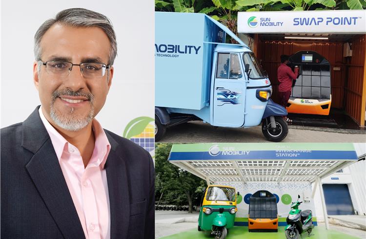 Sun Mobility’s Chetan Maini: “As part of Sun Mobility’s long-term strategy to build affordable EV technologies in India, we will be deploying the funds into capacity expansion.”