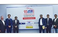 L-R: Scott Mackie, VP and GM, Shaw Development; Deepak Jain, President, ACMA and CMD, Lumax Industries; CV Raman, Executive Director, Engineering, Maruti Suzuki India; Jayant Davar, Founder, Co-Chairman and MD, Sandhar Technologies; Abhimanyu Saraf, Executive Director, Vikas Group; and Sumantra B Barooah, Executive Editor, Autocar Professional.