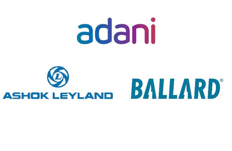 Adani signs MoU with Ashok Leyland & Ballard Power  to develop a hydrogen fuel cell electric truck