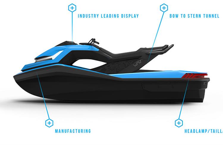 The Nikola Water Adventure Vehicle (WAV) concept was showcased for the first time ever. 