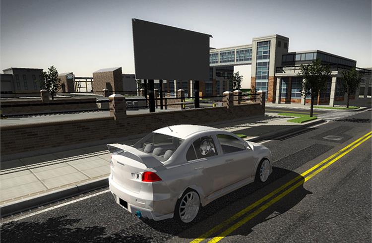 An open city driving simulator game that could be used by Baidu