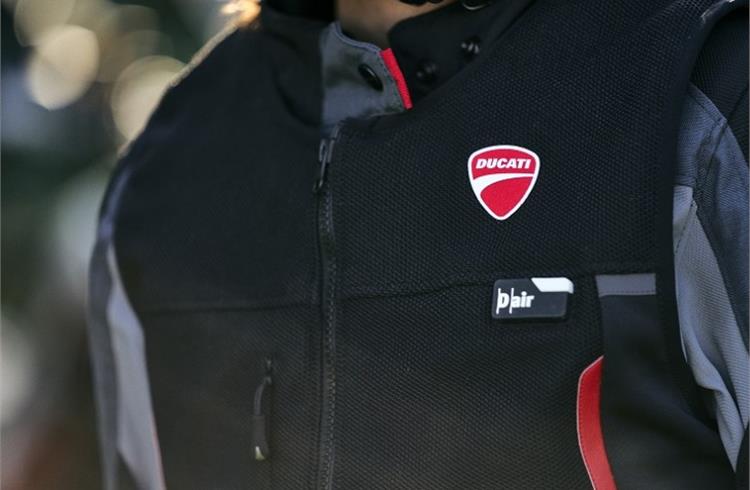 Ducati launches Smart Jacket a vest equipped with airbag for motorcyclists